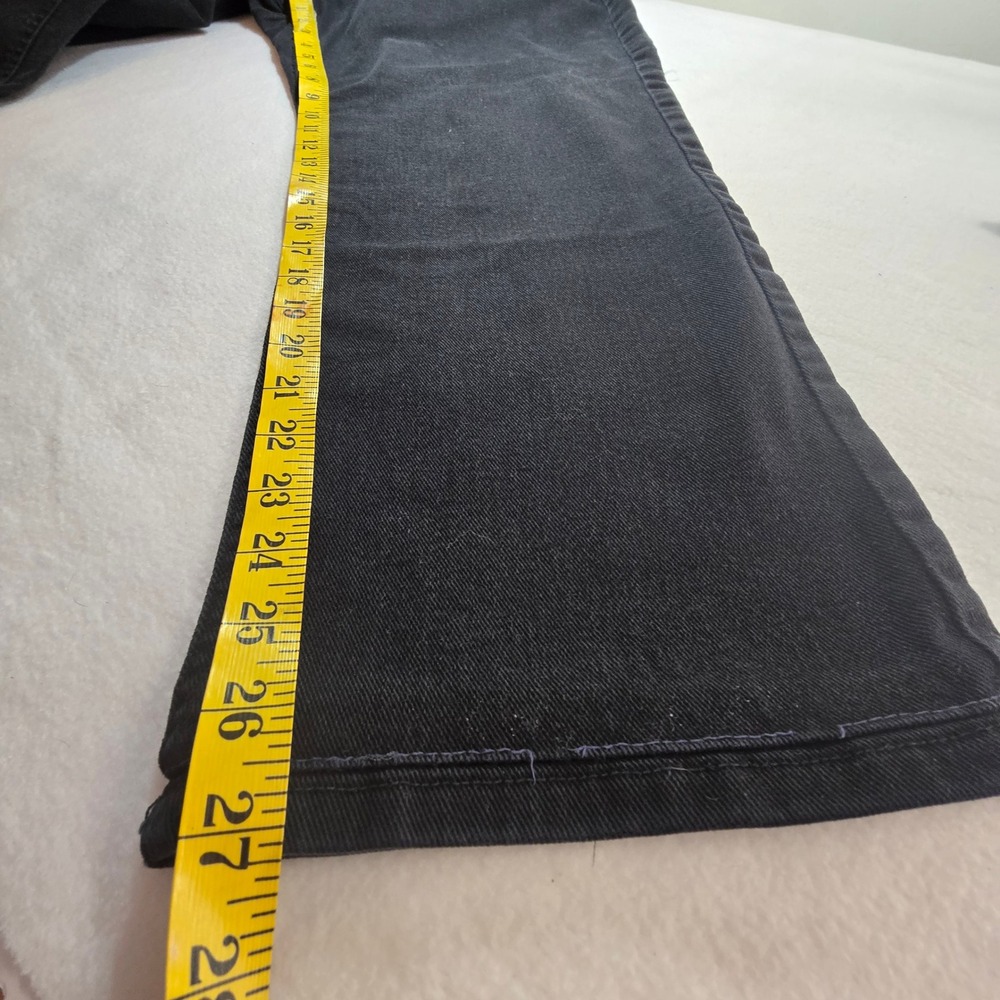 Lauren Jeans Co Ralph Black Pants Denim Going‎ Out Straight Womens Sz 18W 38x27 - Picture 13 of 14
